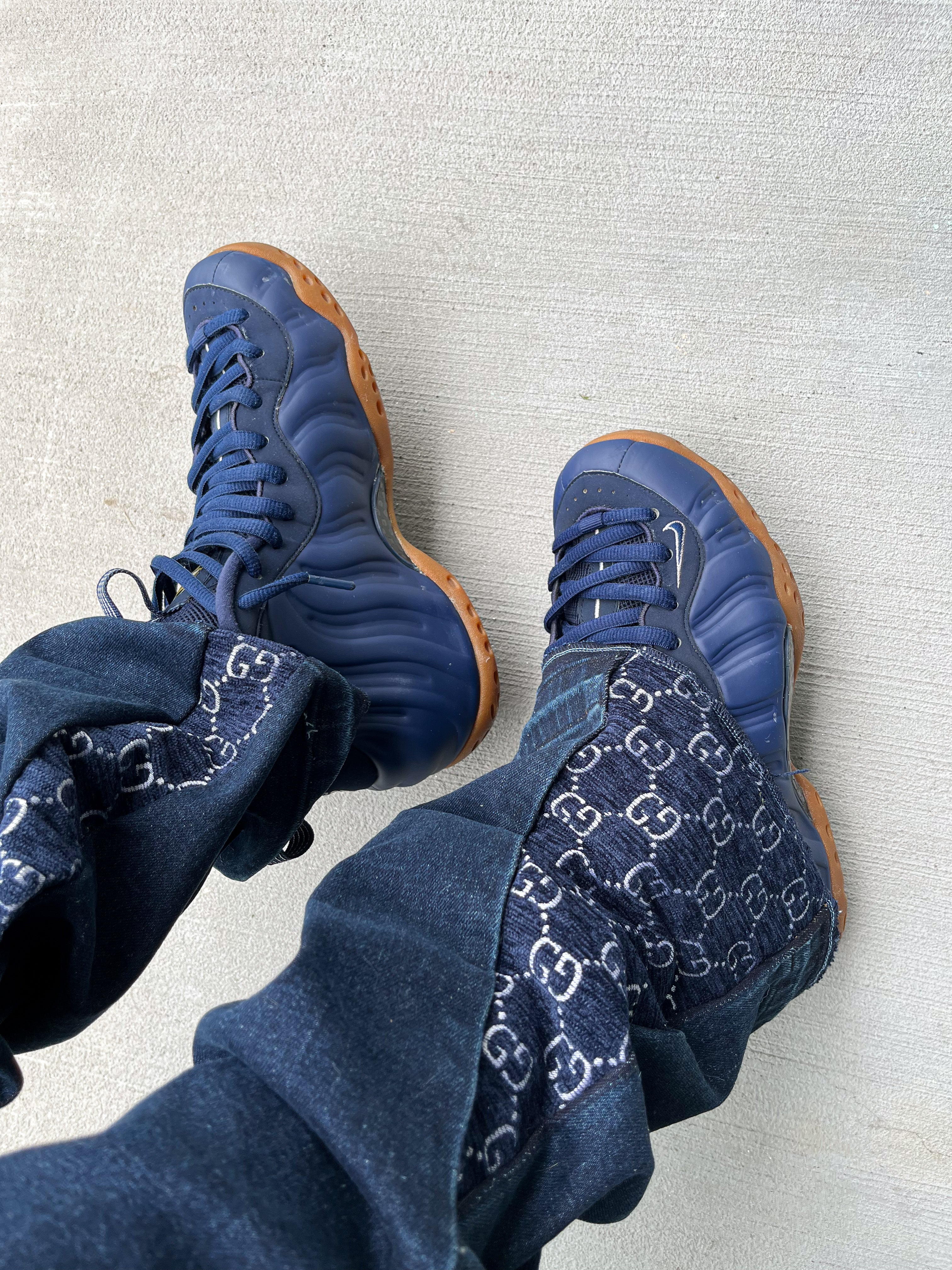 BLUEBERRY GG MONOGRAM FLARE DENIM (25/25)