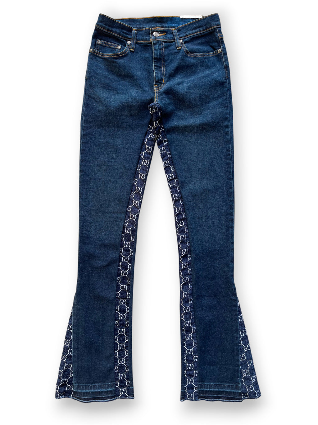 BLUEBERRY GG MONOGRAM FLARE DENIM (25/25)