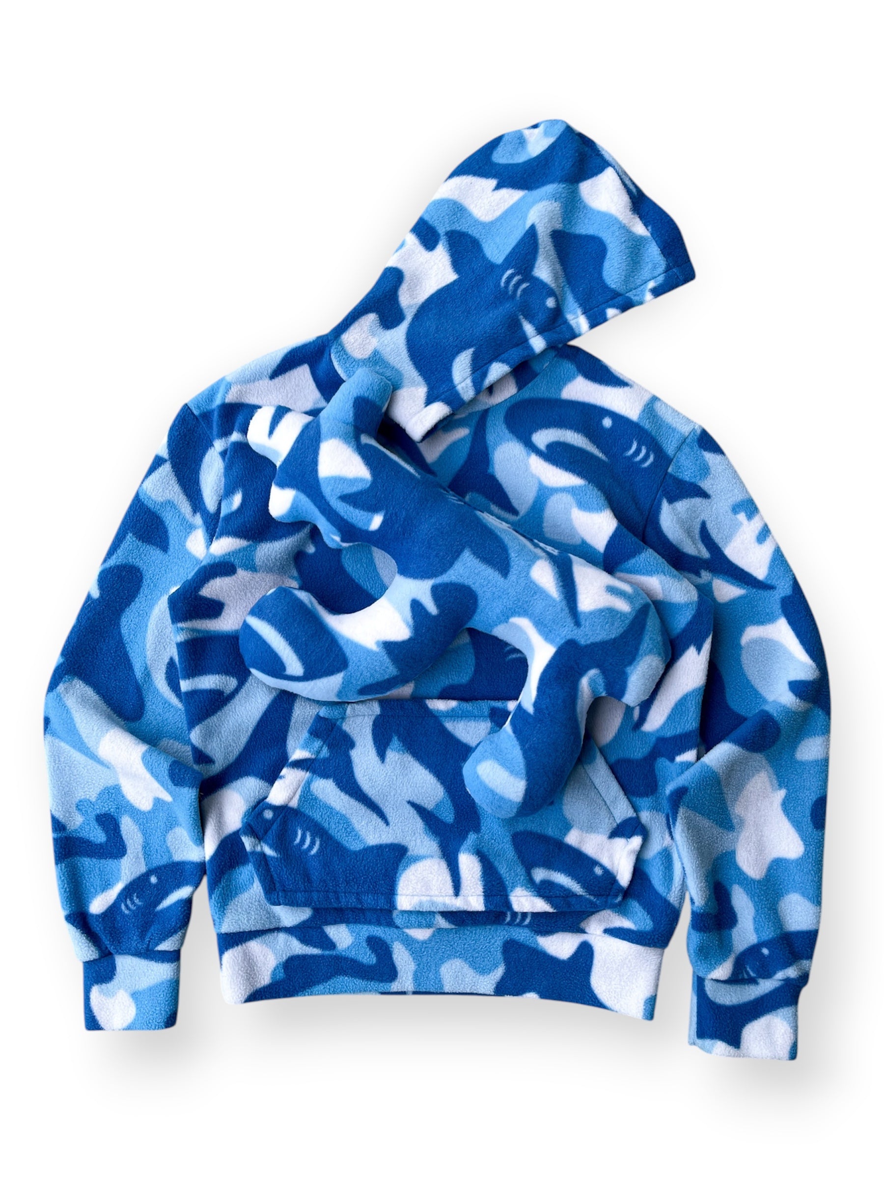 GH-1 BIG FISH SHARK CAMO HOODIE + DRACO